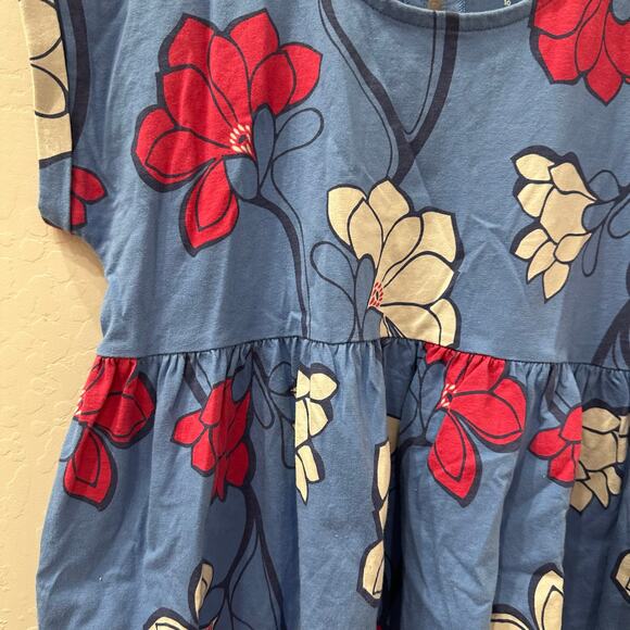 Tea Collection Blue & Pink Magnolia Dress - Picture 3 of 9